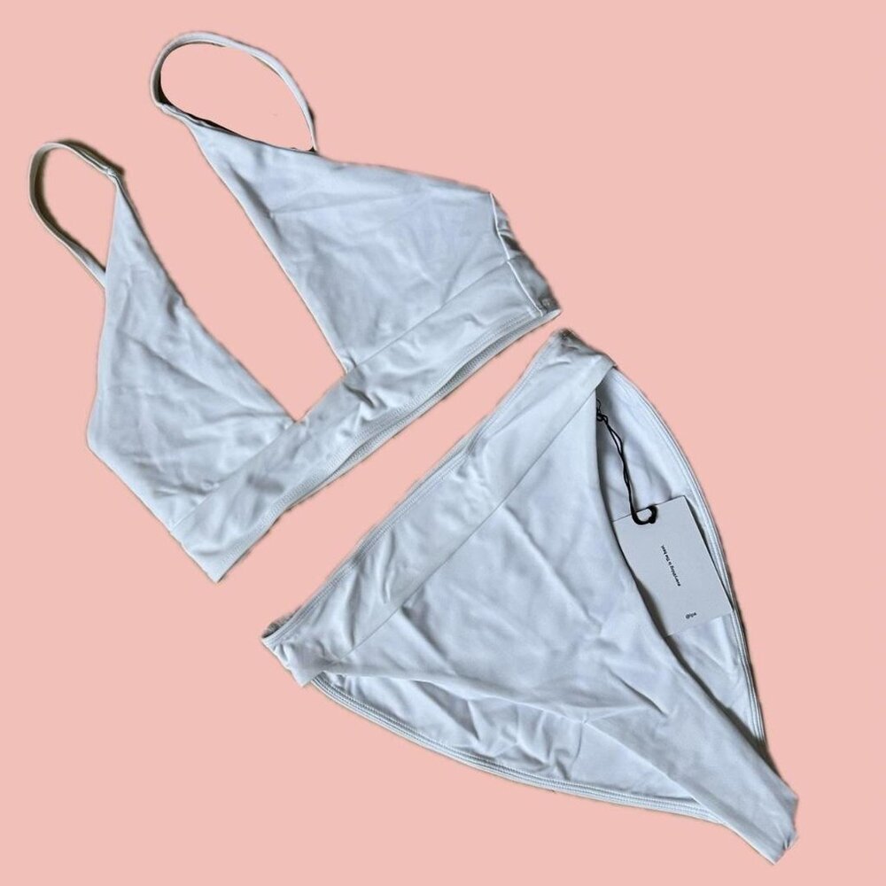 LPA Bikini Set – Deep V Top &amp; High Waisted Bottom, XS &  S
